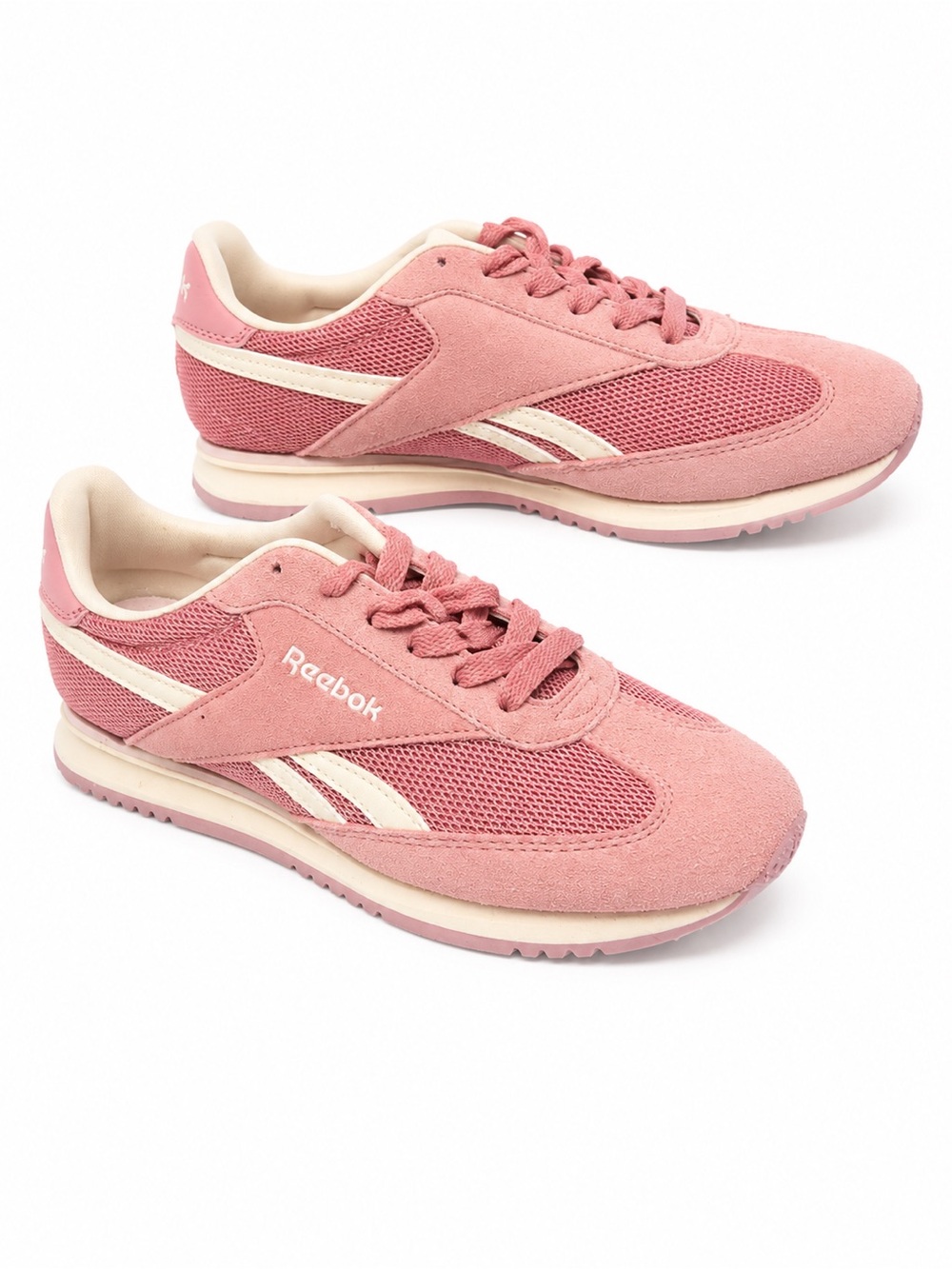NWOB Reebok Women's Pink Mesh & Suede Sneakers